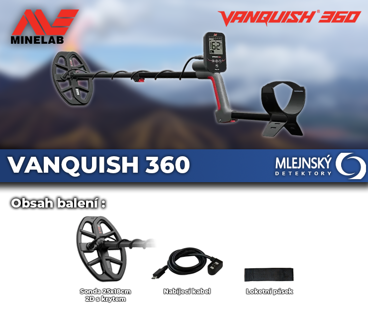 Detektor kovů Minelab VANQUISH 360