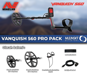 Detektor kovů Minelab VANQUISH 560 PRO-PACK
