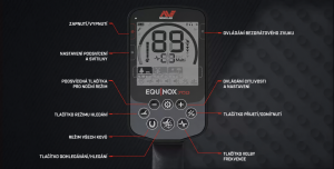 Detektor kovů Minelab Equinox 700 + dohledávačka Pro-Find 40