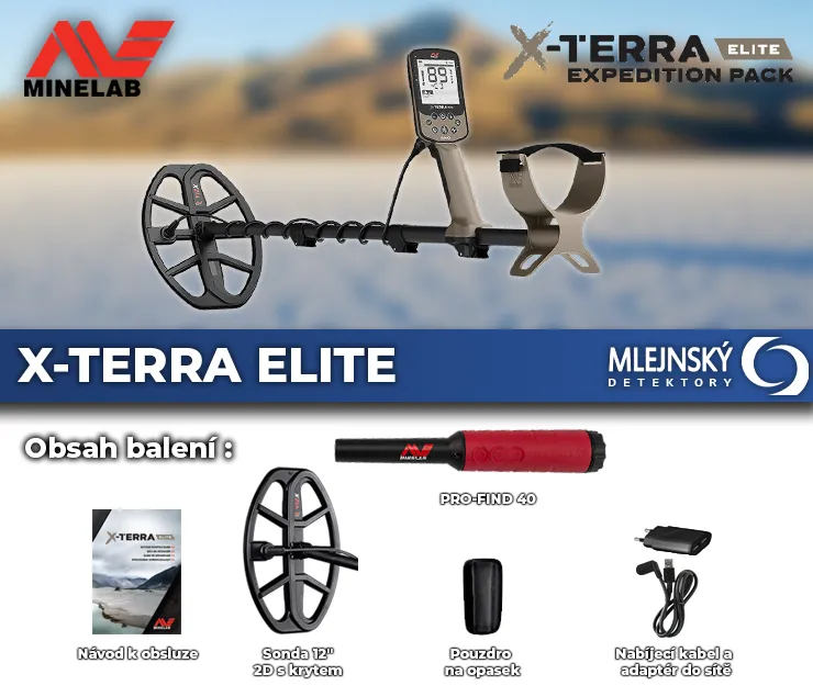 Detektor kovů Minelab X-Terra ELITE