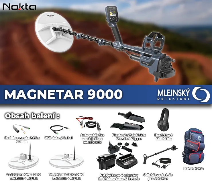 Detektor kovů Nokta Magnetar 9000