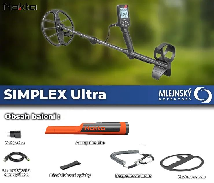 Detektor kovů Nokta SIMPLEX ULTRA