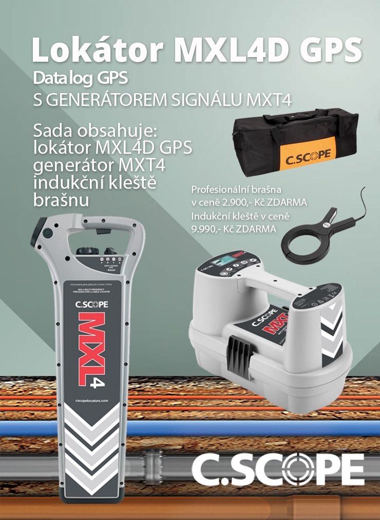 Detektor ing. sítí C.Scope MXL4 DBG a generátor MXT4-set