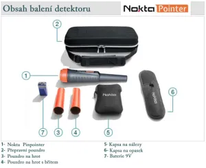 Dohledávací detektor kovů Nokta Pointer