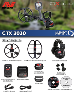 Detektor kovů Minelab CTX 3030 EU Pack