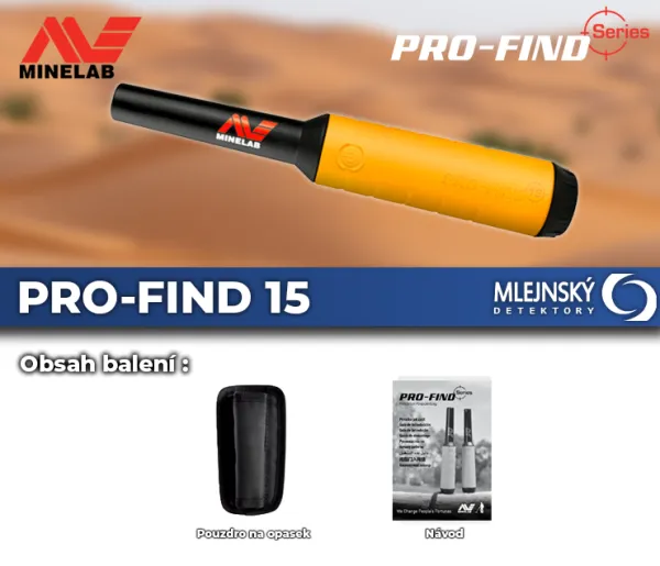 Produkt Dohledávací detektor kovů Minelab PRO-FIND 15 Obrázek