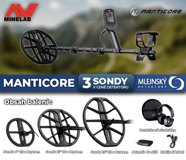 Produkt Detektor kovů Minelab Manticore GOLD & SILVER Obrázek