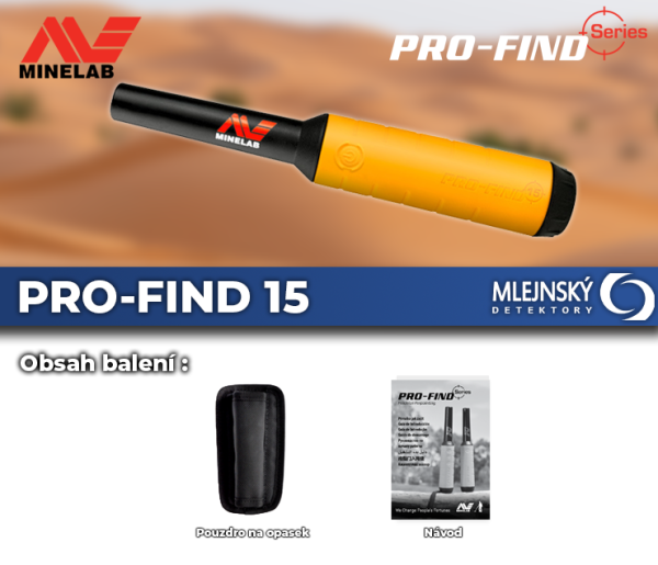 Produkt Dohledávací detektor kovů Minelab PRO-FIND 15 Obrázek